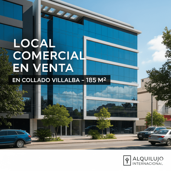 Local comercial en venta en Collado Villalba. Invierte en un local de 185 m² en la calle San Fernando, ideal para negocio o como inversión con alta rentabilidad.