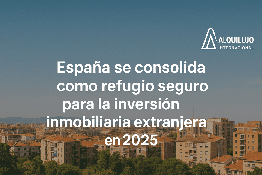 Inversión inmobiliaria extranjera en España 2025 – crecimiento del 12%