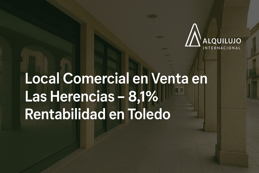 Local Comercial en Venta en Las Herencias – 8'1% Rentabilidad en Toledo
