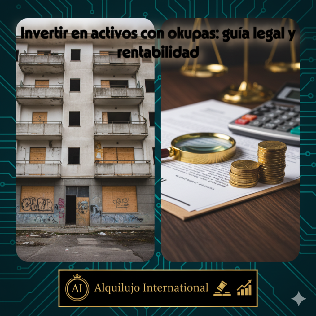 Invertir en activos con okupas: guía legal y rentabilidad
