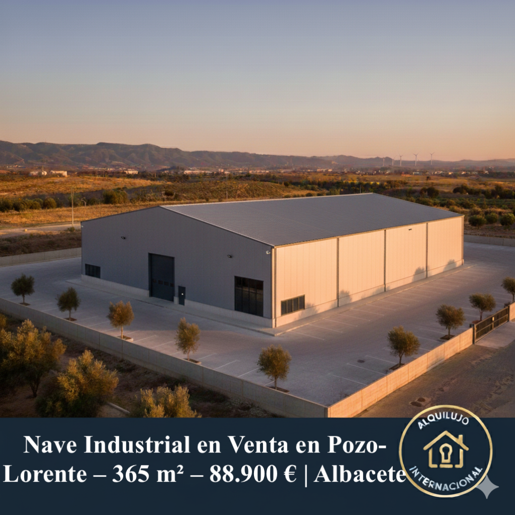 Nave Industrial Pozo-Lorente Albacete | 365 m² – 88.900€