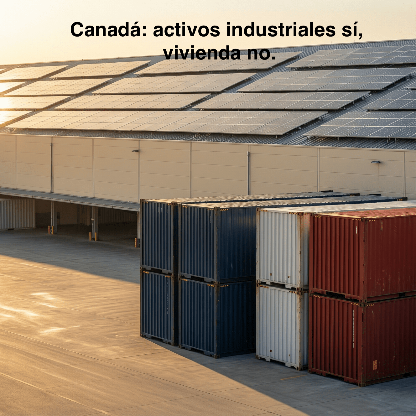 Canada: Industrial Assets Yes, Residential No